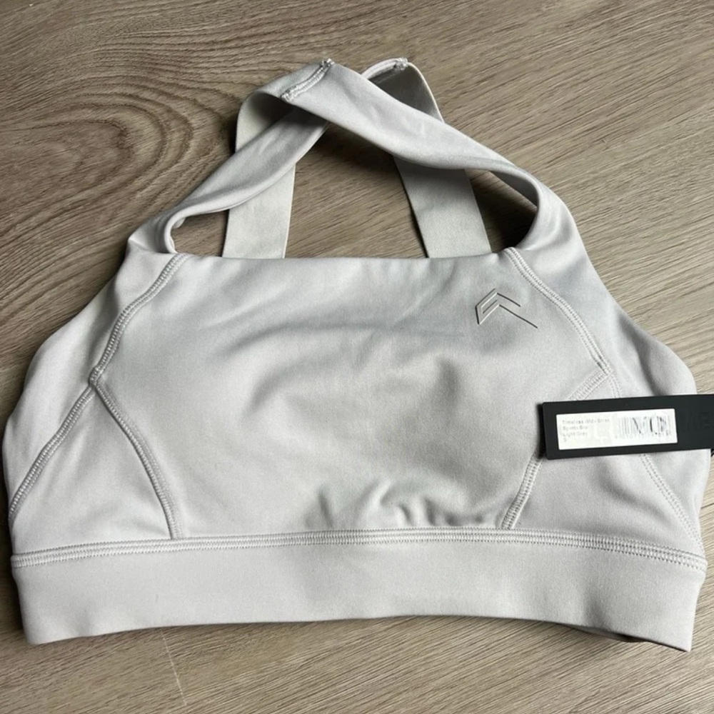 Oner Active TIMELESS WIDE STRAP SPORTS BRA Light Grey